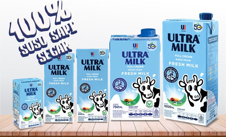 Ultra Milk UHT Populer Di Indonesia Dari Susu Murni 100%