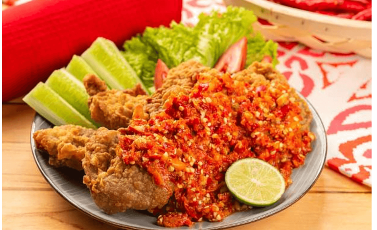 Ayam Geprek Makanan Khas Indonesia