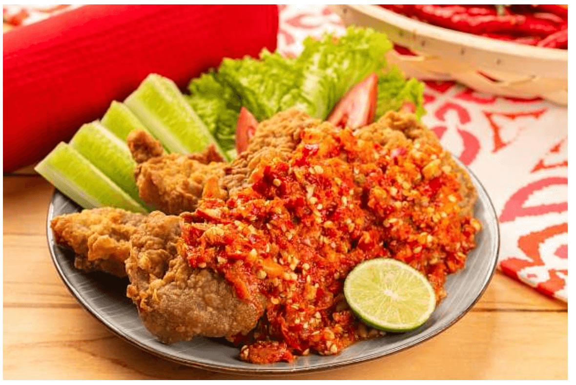 Ayam Geprek Makanan Khas Indonesia